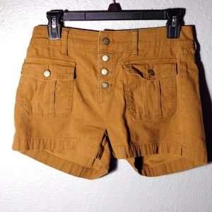 No Boundaries Tan Shorts